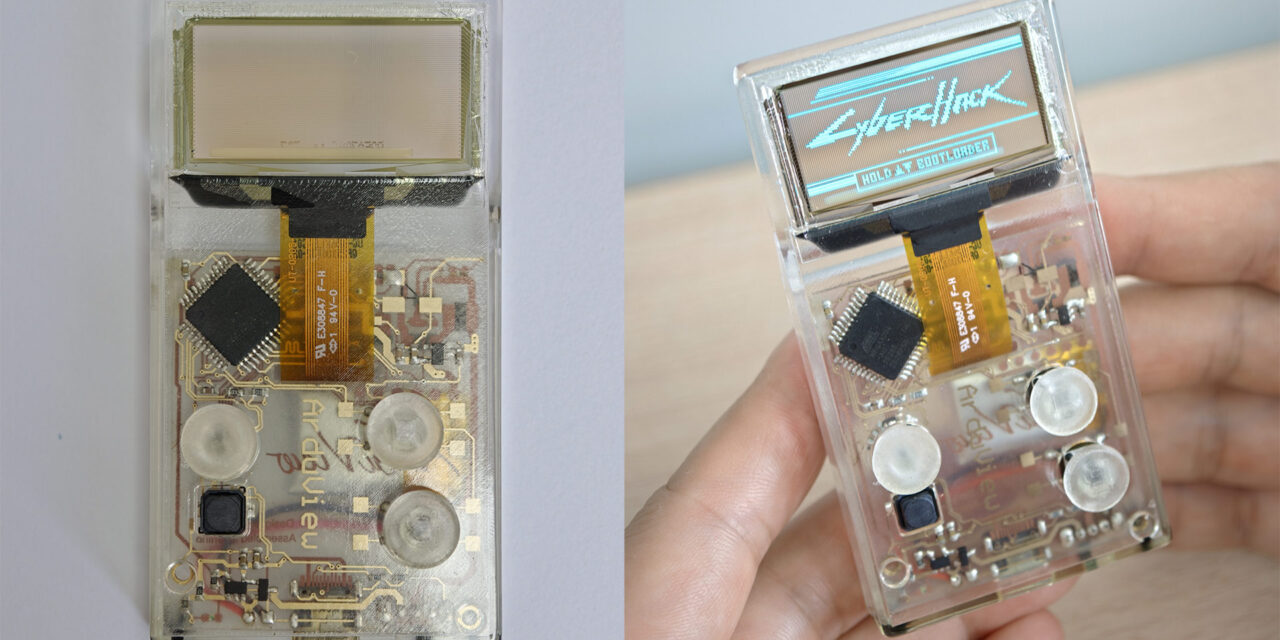 ‘World’s first fully transparent video game console’ is on its way to Kickstarter — Arduview handheld’s shell, PCB, and display are all transparent
