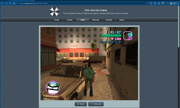 GTA Vice City and GTA III return to web browsers after a DMCA takedown — Open-source reverse engineering brings the classics to the web with over 100 FPS performance