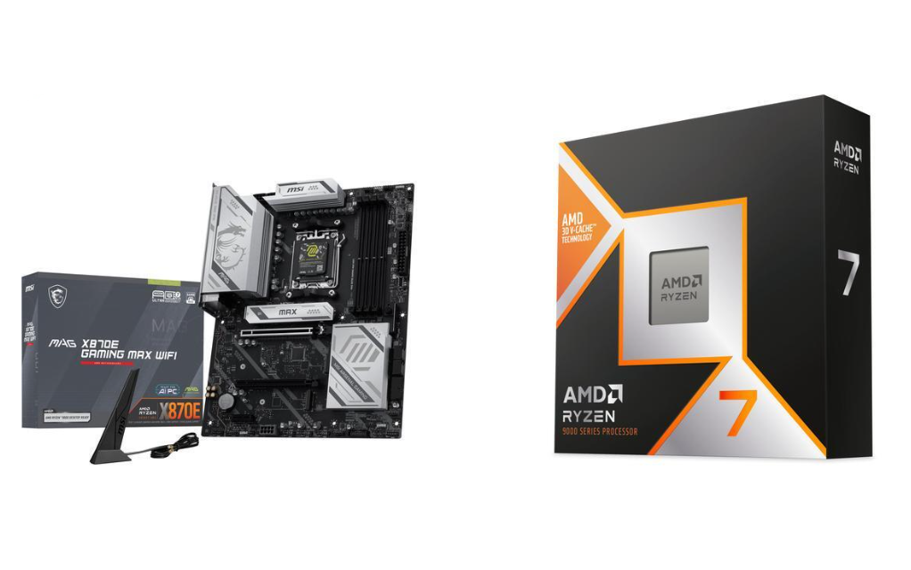 Get an AMD Ryzen 7 9800X3D for only $320 — 2-item Newegg combo saves $149 and nets one of the fastest gaming CPUs and a quality MSI X870E motherboard for only $578