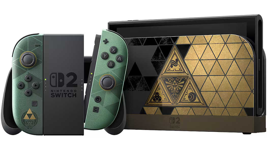 Nintendo unveils The Legend of Zelda 40th Anniversary Switch 2 for $520 — First-ever special-edition Switch 2 drops October 19, alongside $100 Pro Controller, pre-orders live