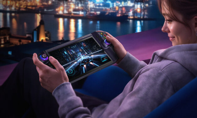 Acer’s wild Project DualPlay Mini is a foldable handheld that doubles as a netbook — concept shown alongside Predator Atlas 7 handheld sporting Intel’s Arc G-series chip
